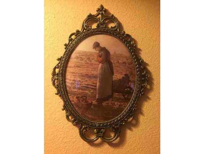 L'Angelus Framed as a set