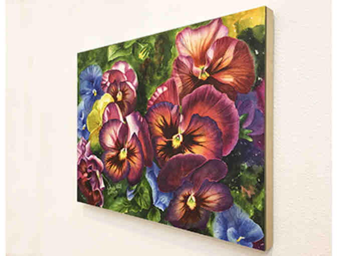 Watercolor painting: Faces of Spring