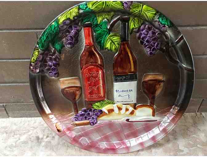 Glass Wine Tray