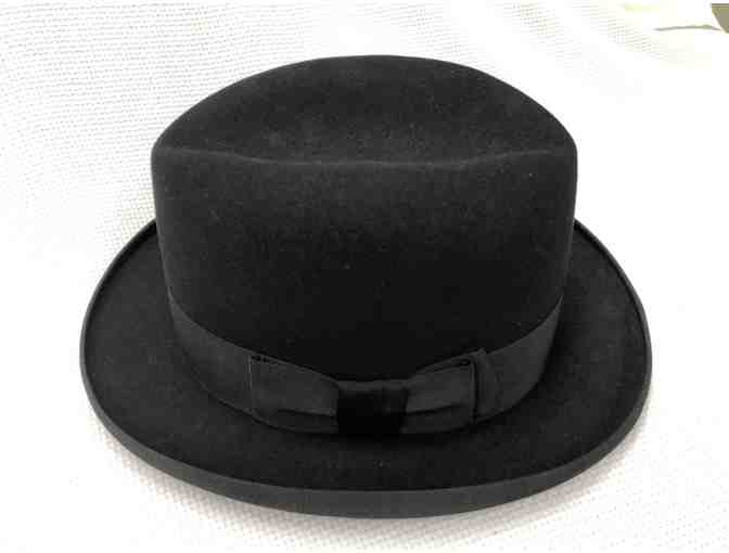 'Make Me an Offer I Can't Refuse' on this Classic Black Homburg Hat