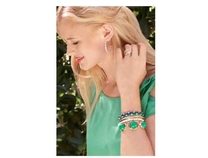 2 BEAUTIFUL STELLA  AND DOT JULEP BANGLES in Green - GREAT FOR STACKING!!!