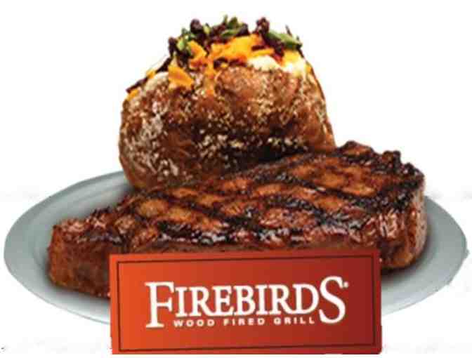$50 in Gift Cards to Firebirds Wood Fired Grill