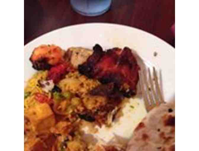 Food: Maple Indian Cuisine. Two $20 coupons. (Lot 1)