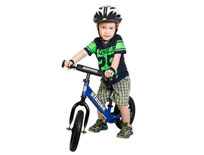 Child's Blue Strider bike