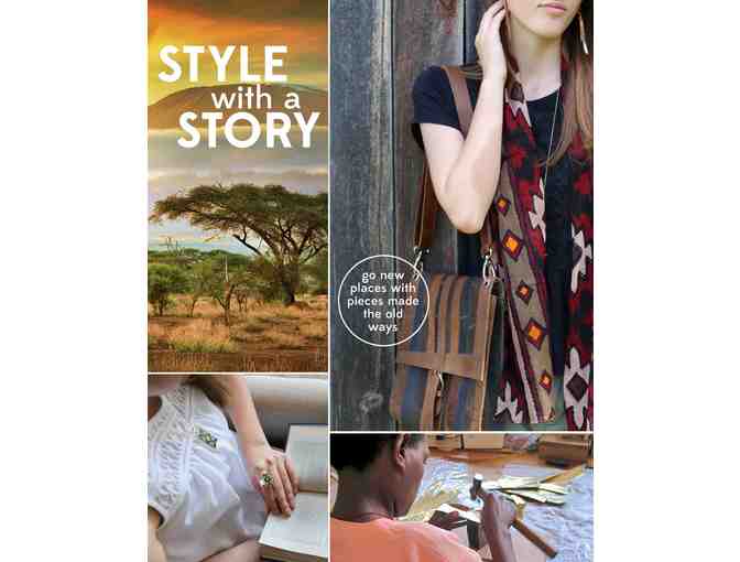 $50 Gift Card from Ten Thousand Villages, Goshen. Goshen Merchants Care.