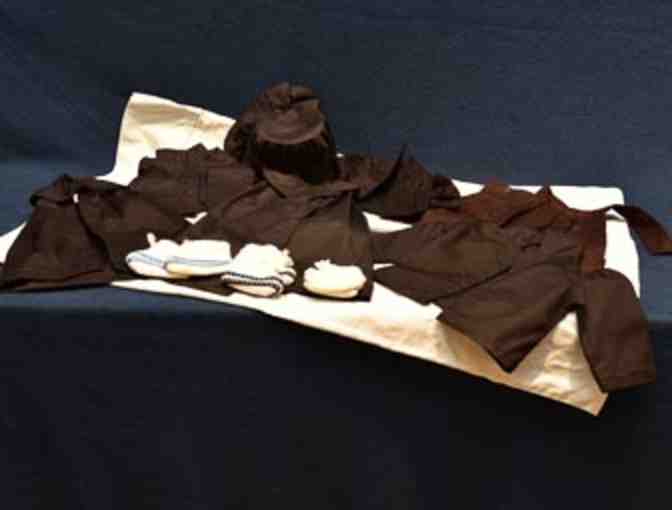 Collectible: Amish dolls, clothes and a wagon