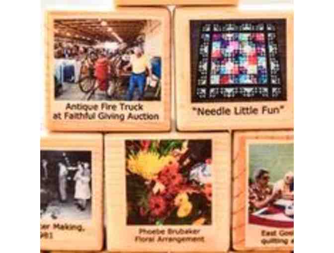 Relief Sale Memorabilia: small photo blocks, set of 16