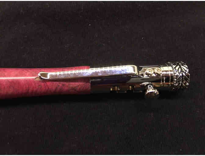 Hand-turned, 'Car-lovers gear shift'  pen by Orrin Martin