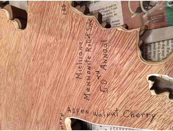 Art: Hand-crafted wooden (Intarsia) Eagle