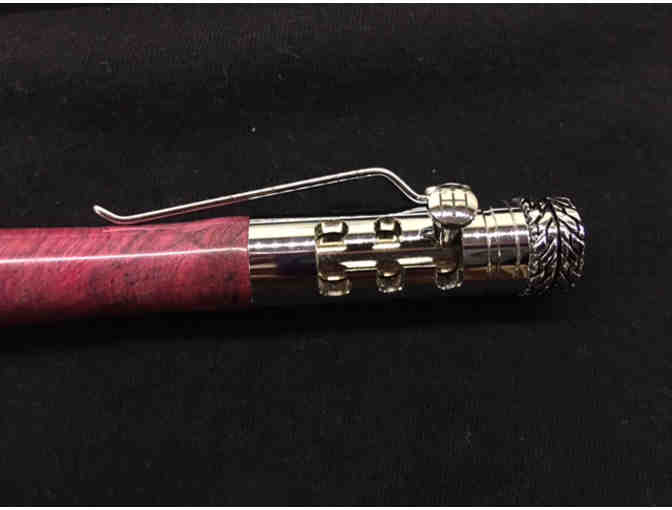 Hand-turned, 'Car-lovers gear shift'  pen by Orrin Martin