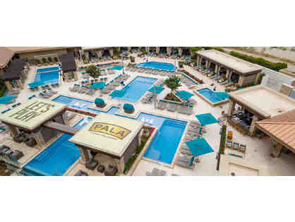 One night Deluxe Hotel Room and Dinner for 2 at the Pala Casino/Spa/Resort
