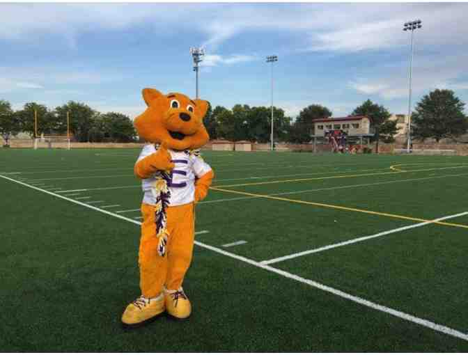Perform as PEPPY the Purgolder at a home football game at historic Breese Stevens Field!
