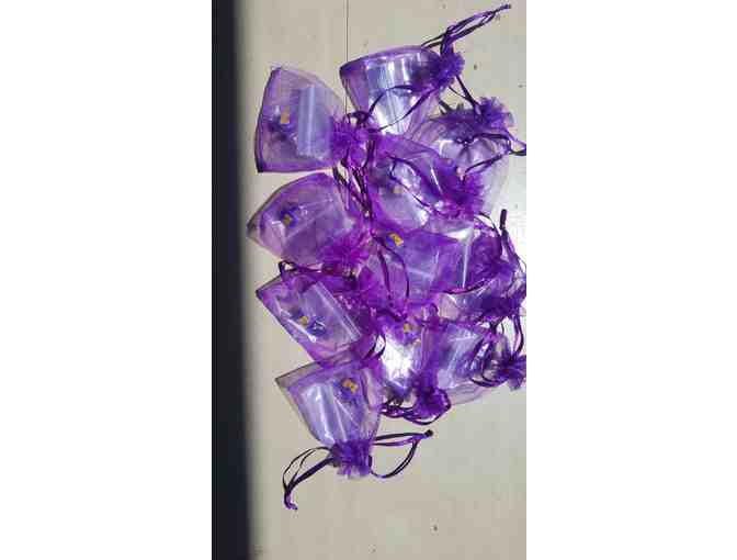 Earrings:  Two pair East High earrings in cute gift bags.