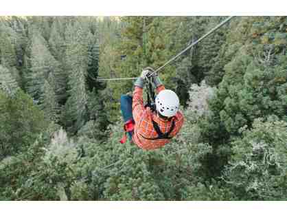 2 weekday zip lining flights with Sonoma Canopy Tours