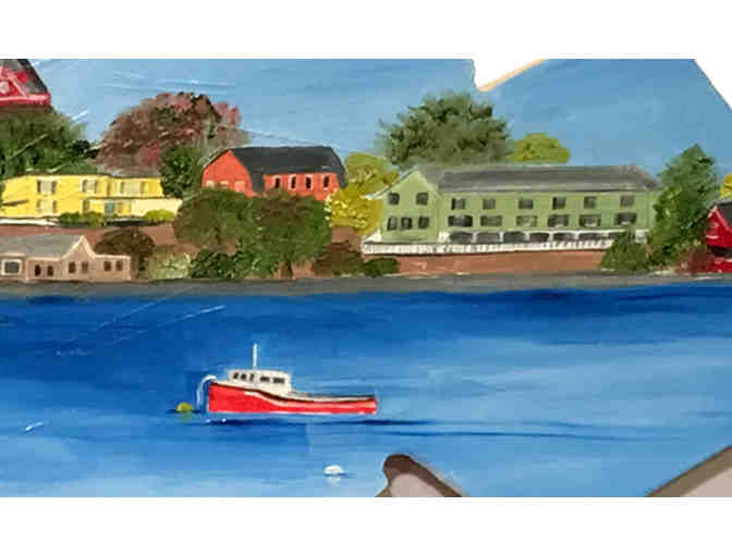 'An Autumn Harbor View of Marblehead' - by Paula Cardarelli