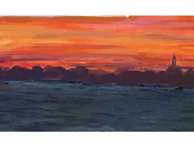 'Sunset at Chandler Hovey Park' - by Carolyn Jundzilo Comer