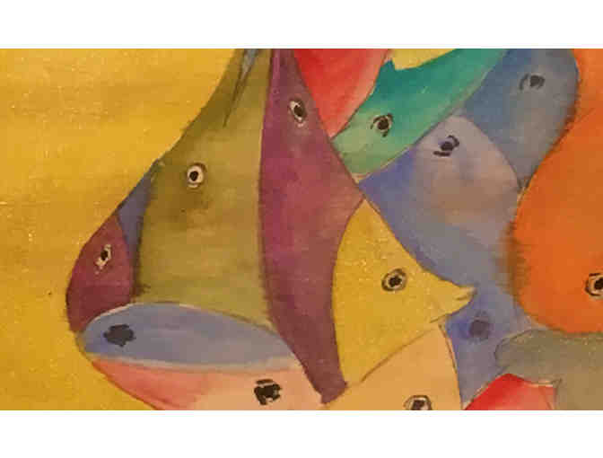 'Fish Plus Fish' - by Elaine Abrams