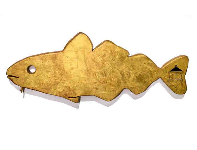 "23-Karat Gold-Leafed Codfish" - by Stephen Lane - Photo 1