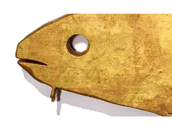 '23-Karat Gold-Leafed Codfish' - by Stephen Lane