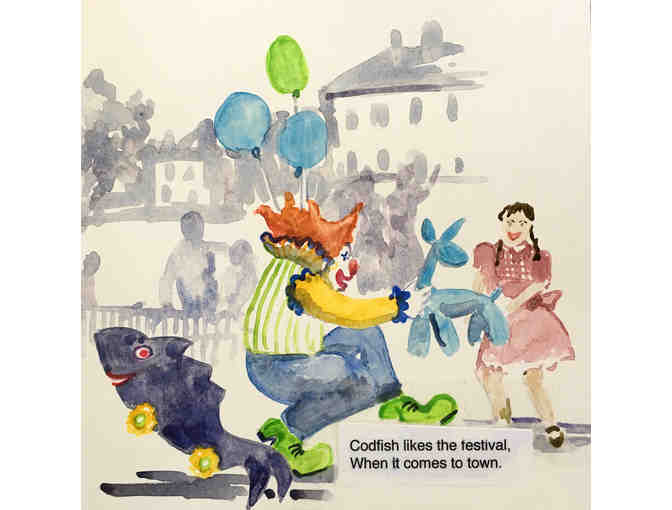 'Playful Codfish' - by Amy Hourihan