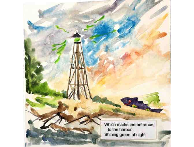 'Playful Codfish' - by Amy Hourihan