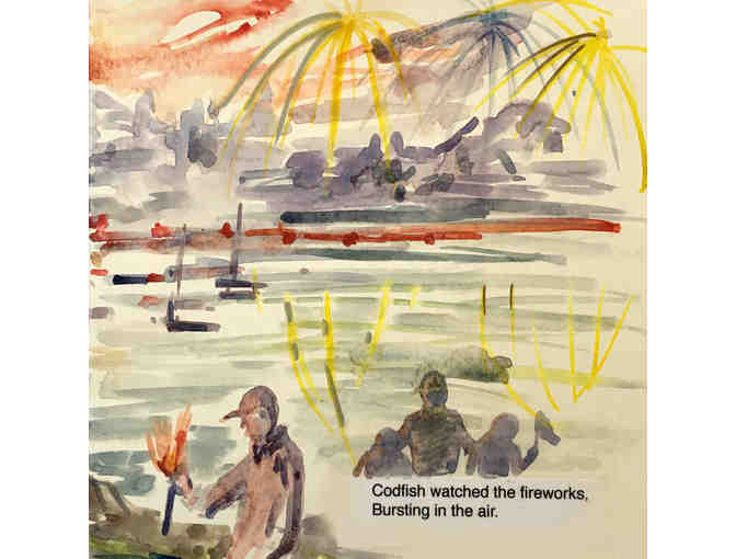 'Playful Codfish' - by Amy Hourihan