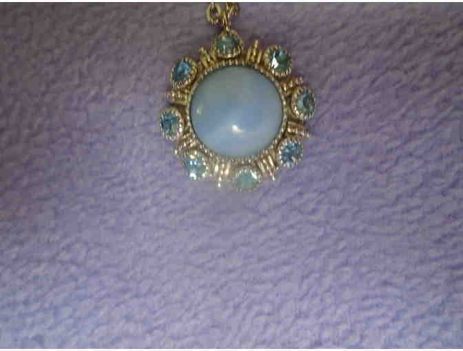 Light Blue Pendant necklace