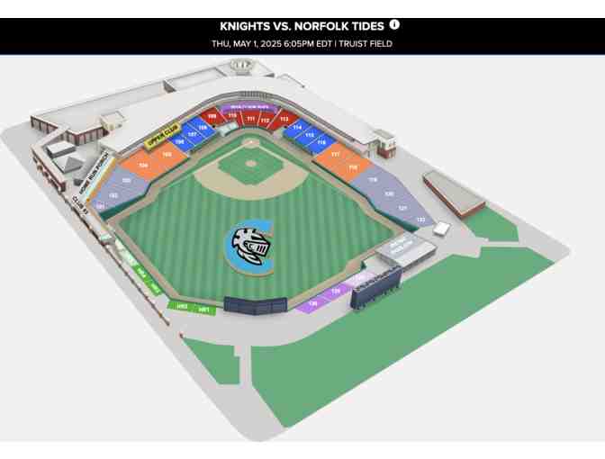 Charlotte Knights Baseball Game Night Package (25 Group Tickets)