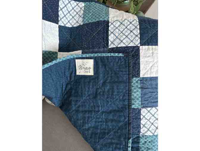 Handmade Blue & White Quilt