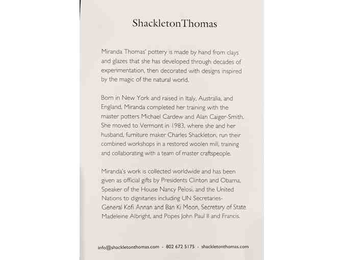 'Forget-Me-Not' Handcrafted Stoneware Bowl by Miranda Thomas