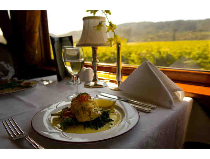 Train Fare and Gourmet Dinner for Two Aboard the Napa Valley Wine Train