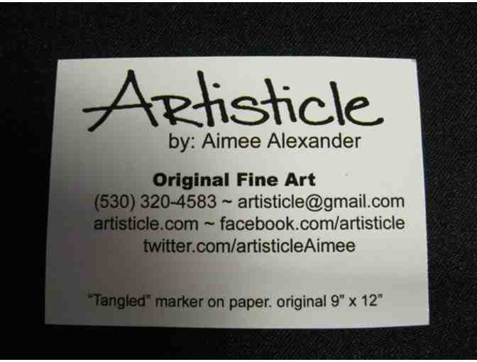 'C is for Camel' art -- on-line bidding only