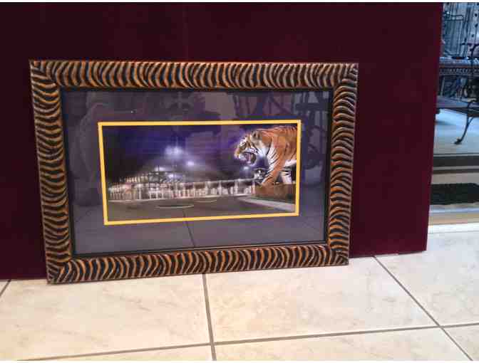 LSU Baseball Fan Package: Framed print, 6 Tickets to Games, Lic. Plate & Autographs