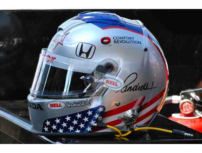 Signed Mario Andretti helmet