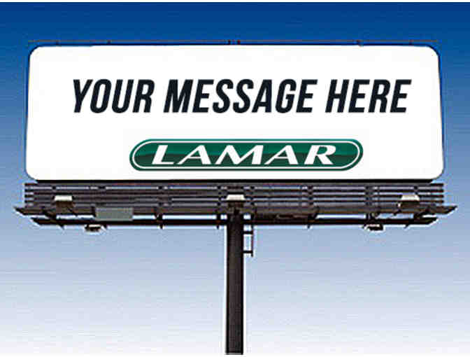 Advertise your business on a Lamar billboard for 8 weeks