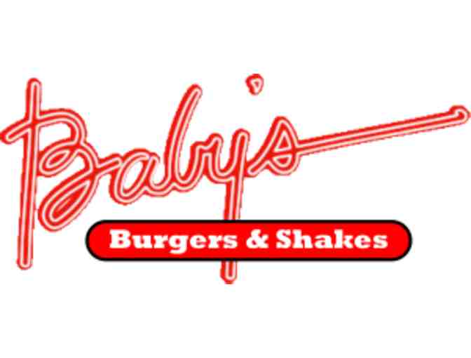 $25 Gift Certificate to Baby's Burgers & Shakes