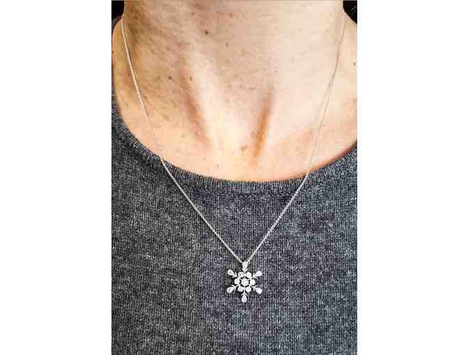 14kt. diamond snowflake necklace from Moyer's Jewelers