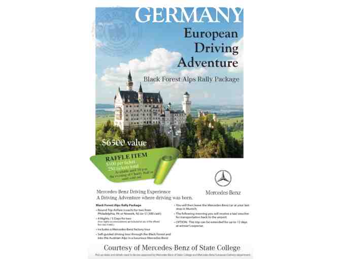 BUY IT NOW! Raffle Ticket For a Germany Mercedes-Benz Driving Experience. Only 250 sold!
