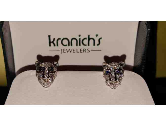 Sterling Lion's Head Cuff Links by Kranich's Jewelers