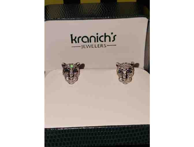 Sterling Lion's Head Cuff Links by Kranich's Jewelers