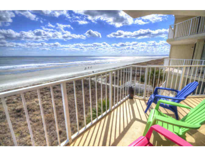 One week in an ocean-front North Myrtle Beach condo with a taste of home