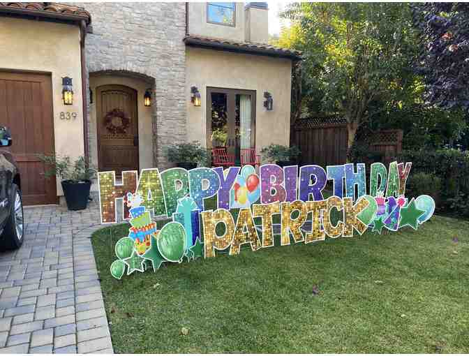 Front Yard Birthday Extravaganza!