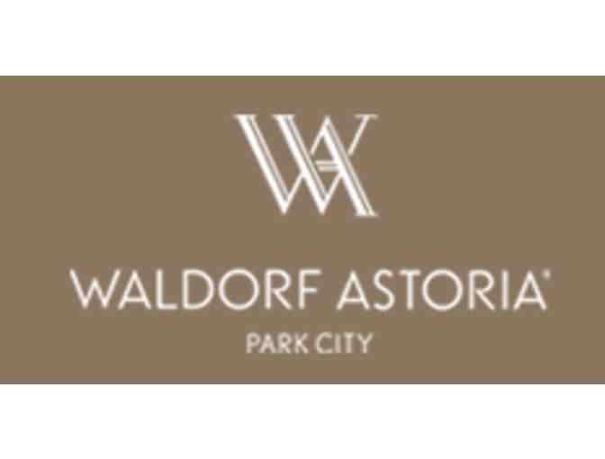 Waldorf Astoria Parck City, Utah Four (4) NIght Deluxe King Room Accomodations