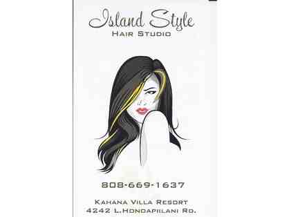 Island Style Hair Studio- $50 Gift Certificate for a Women's Haircut & Style with Kaleo