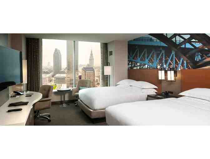 Overnight at Hilton Cleveland Downtown with Breakfast for Two