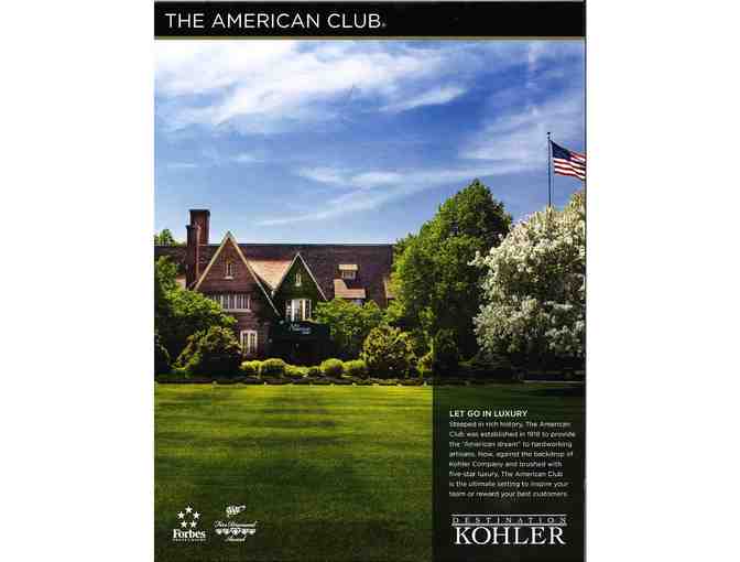 Kohler - The American Club Resort - Two Nights Stay