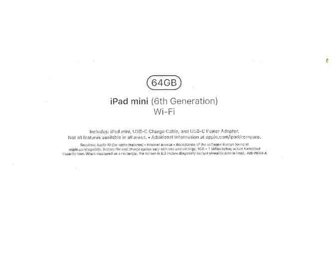 Apple iPad Mini (6th Generation) Wi Fi 64GB