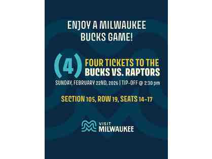 Milwaukee Bucks Four Tickets for February 22nd
