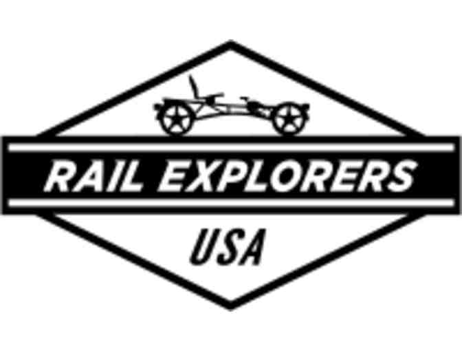 Rail Explorers Bike Ride on the rails in Portsmouth, RI for 4 people