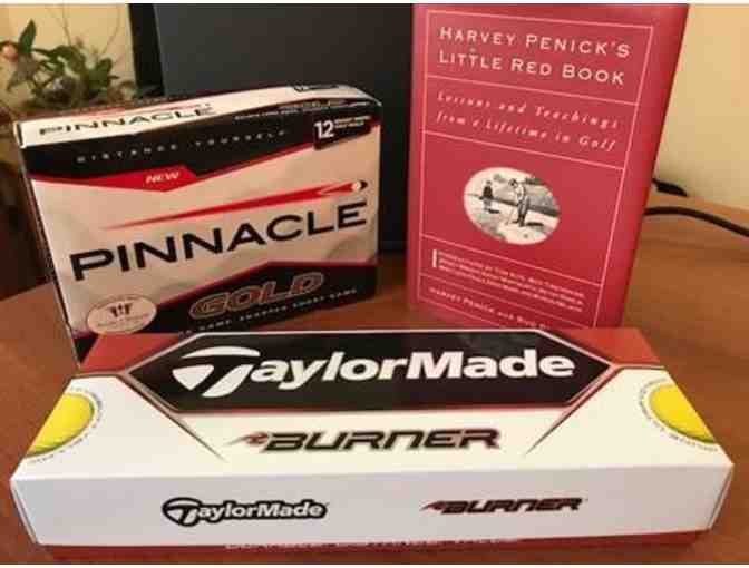 2 Boxes of Golf Balls and Harvey Penick's Little Red Book - Photo 1